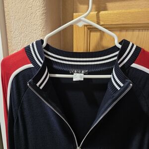 VENUS Black and Red Utility Jacket